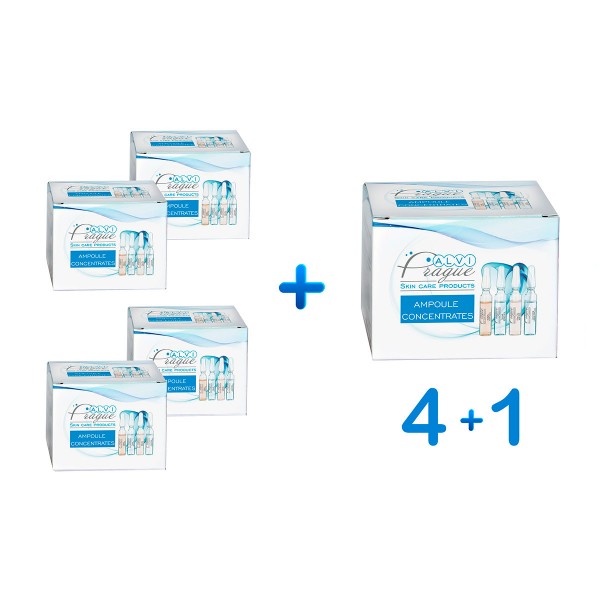 Fiale per il viso 10x2 ml (5 confezioni qualsiasi a scelta): 4+1 (1 unità in regalo)