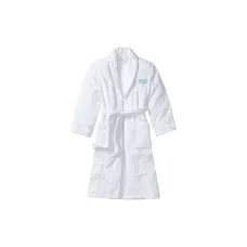 Accappatoio double face in spugna con logo Alvi Prague