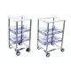 Carrello per estetista Design Steel