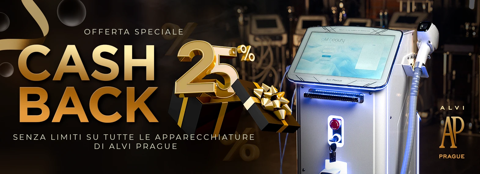 Cashback immediato del 25%