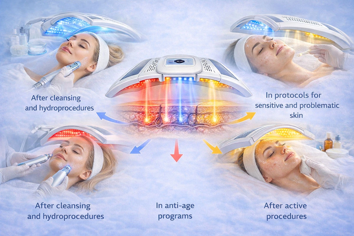 con quali trattamenti si combina la terapia LED