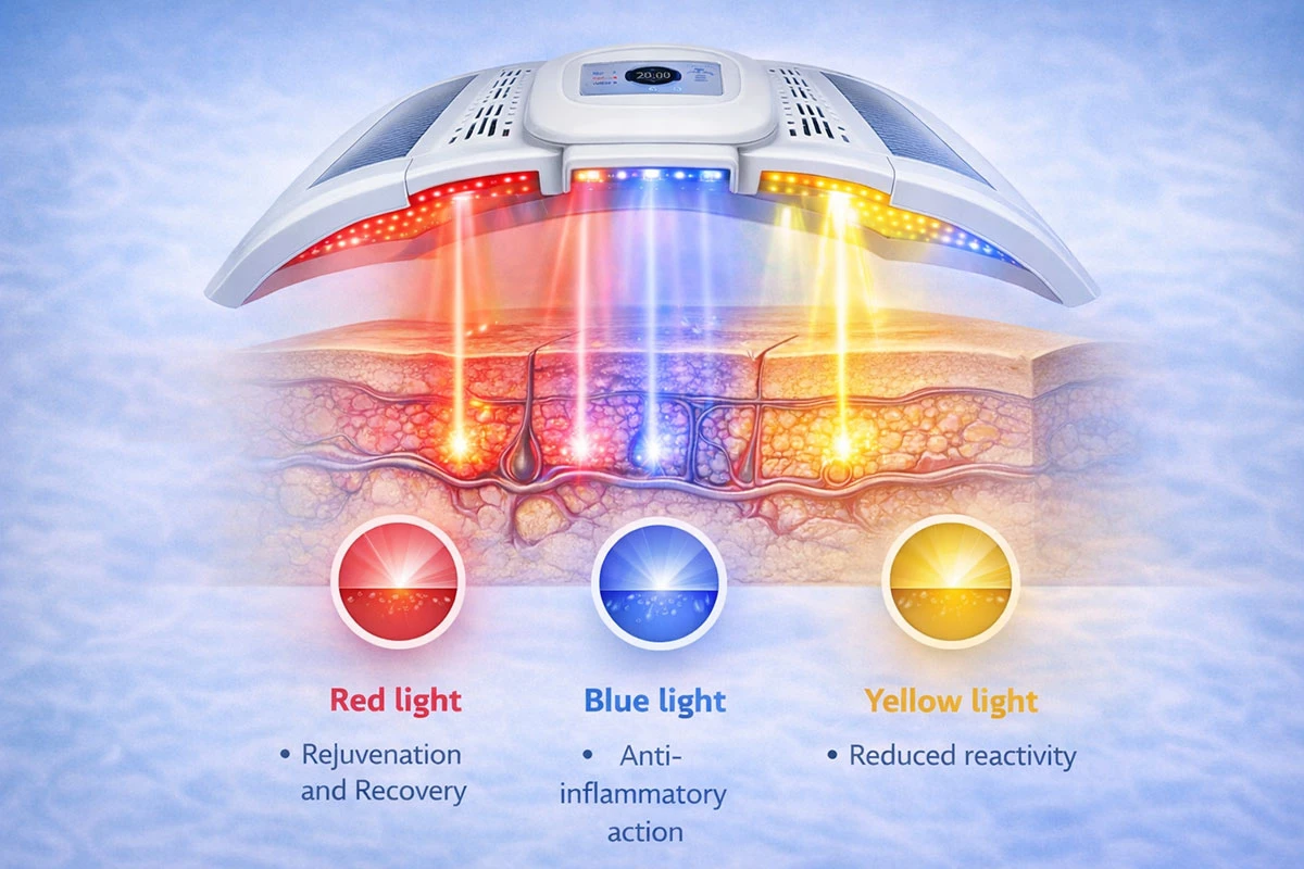 che cos’è la terapia LED e come agisce sulla pelle
