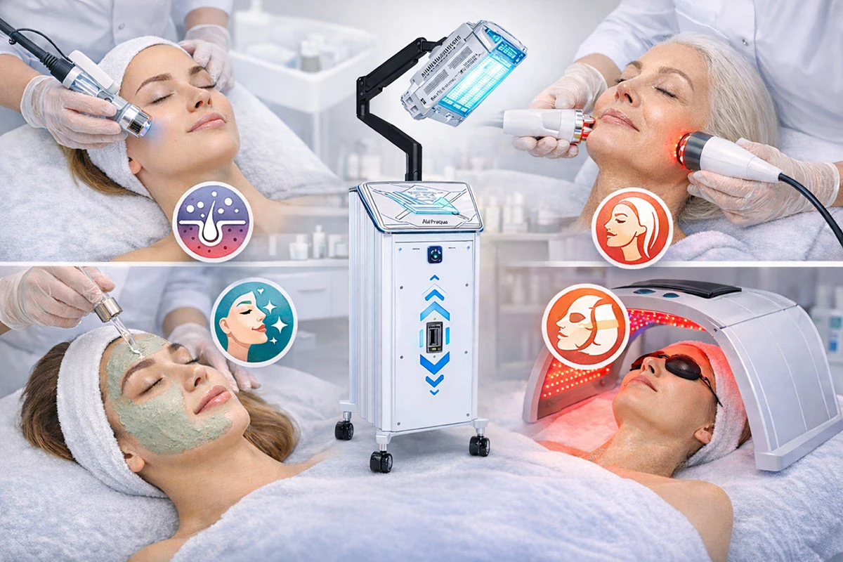 ruolo pratico della terapia LED nello studio dell’estetista