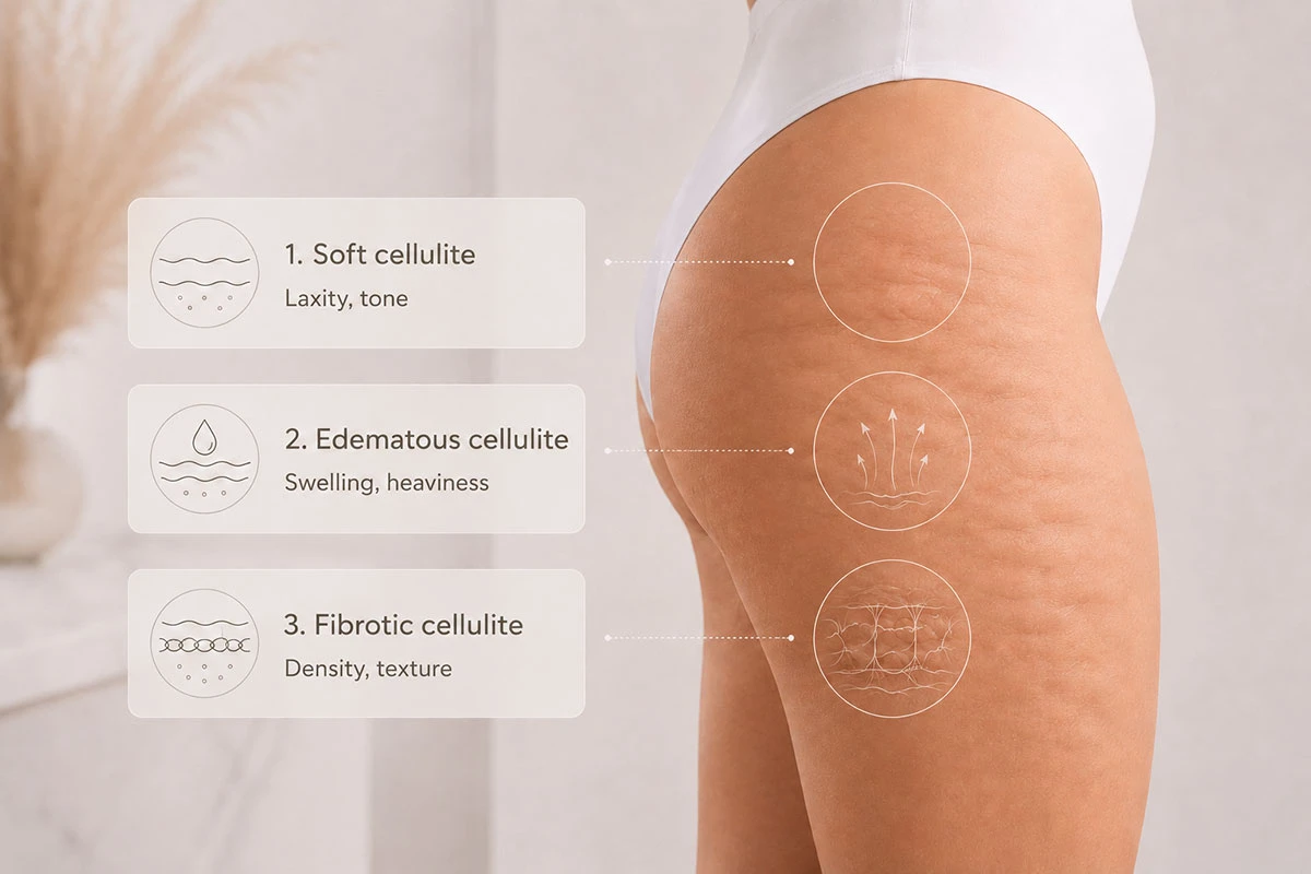 tipi di cellulite e diverse esigenze dei clienti
