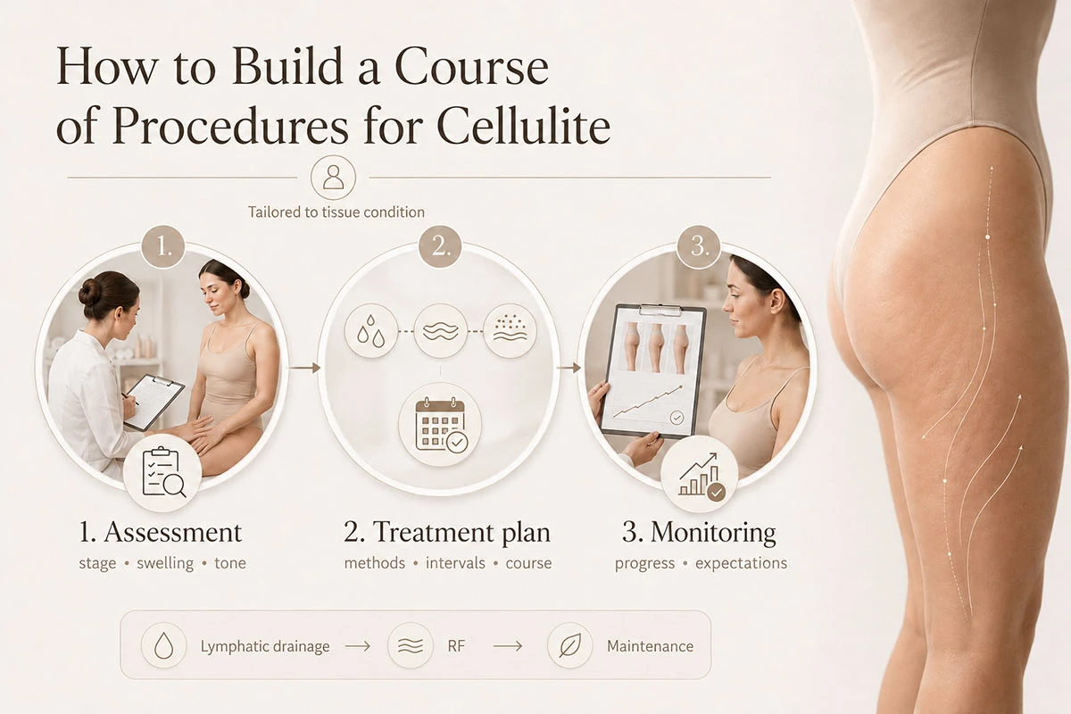 come costruire un ciclo di trattamenti in presenza di cellulite