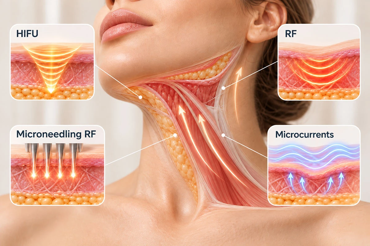 quali trattamenti con apparecchiature utilizzare per il doppio mento
