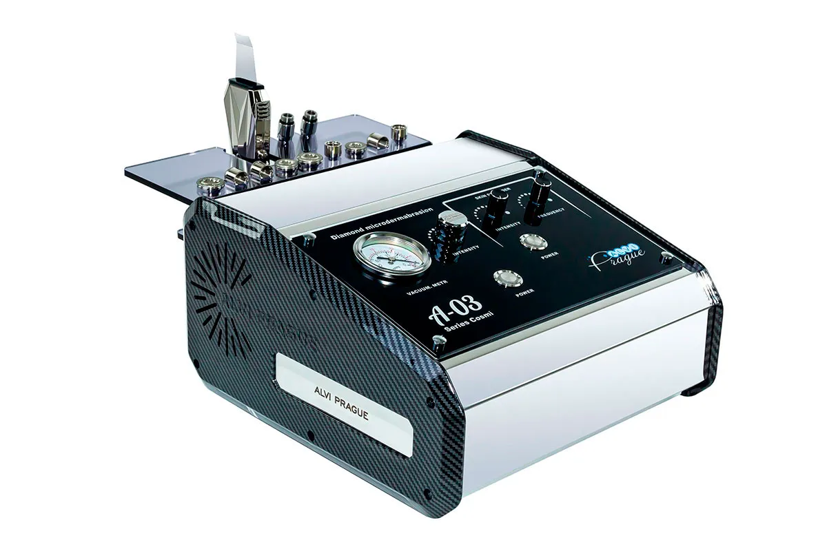 apparecchio di microdermoabrasione al diamante + scrubber ultrasonico A-03 diamante + scrubber 2