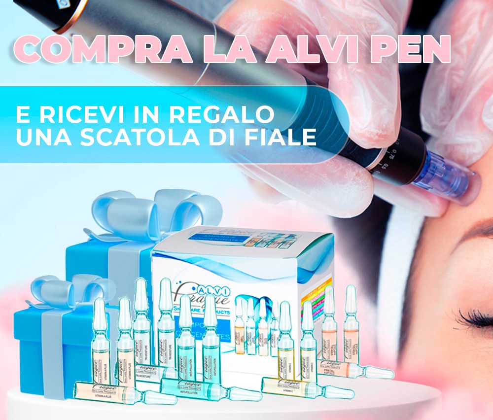 dispositivo di mesoterapia frazionaria (derma stamp) alvi pen