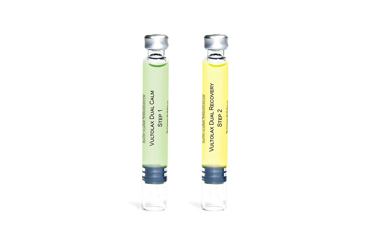 Mesococktail Vultolax Dual Calm Passo 1 per l’apparecchio DermaJet AirPro 10x1,5 ml