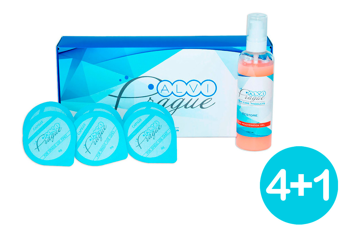 Set di cosmetici per dispositivi di carbossiterapia "Restore" (5 scatole) 4